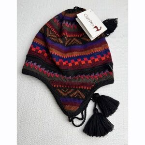 Cumbre Women’s Unisex Alpaca Chullo Winter Beanie Hat OSFM NEW
